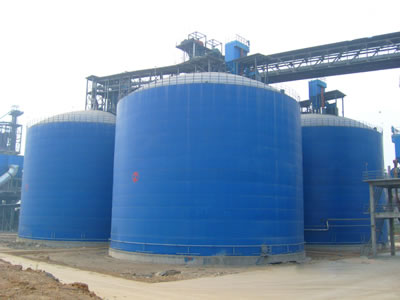 南海水泥钢板库改造