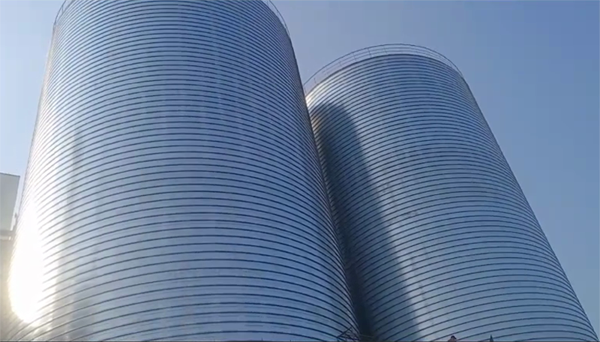 南海2座混凝土高架卷板仓